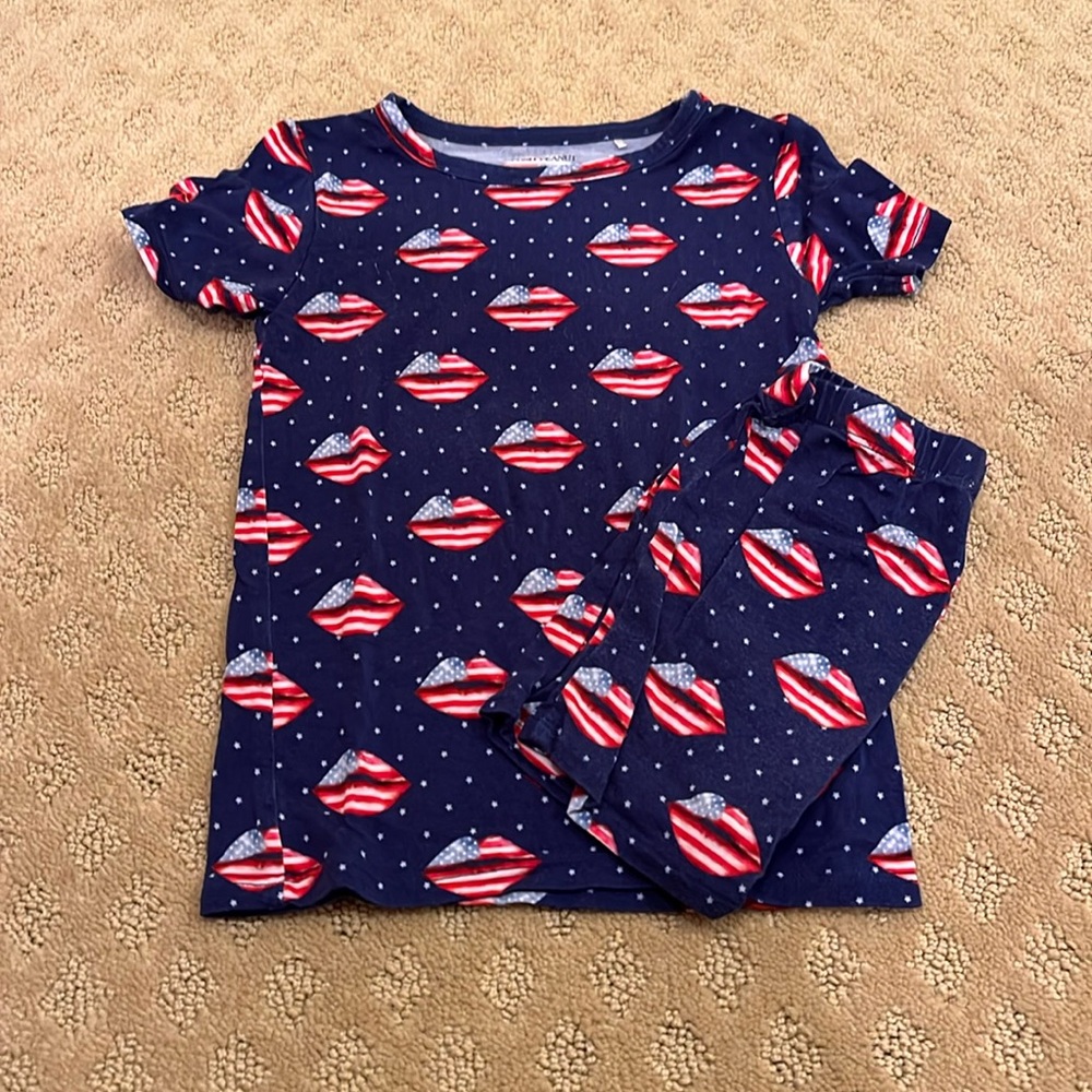 Posh Peanut USA PJs 4T